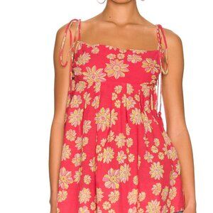Free People Indigo Molly Tunic Hollyhock Combo nwt